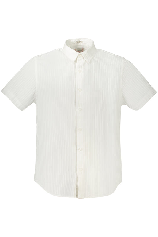 GUESS JEANS SHORT SLEEVE SHIRT MEN WHITE-0