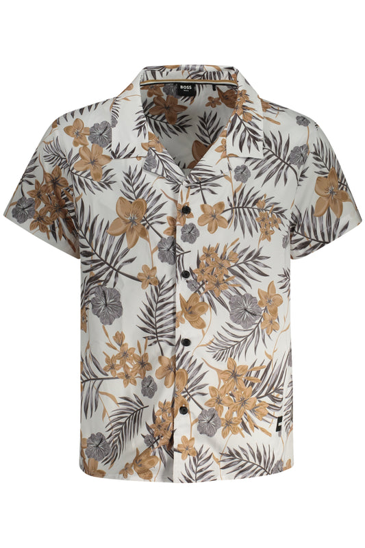 HUGO BOSS SHORT SLEEVE SHIRT MEN WHITE-0