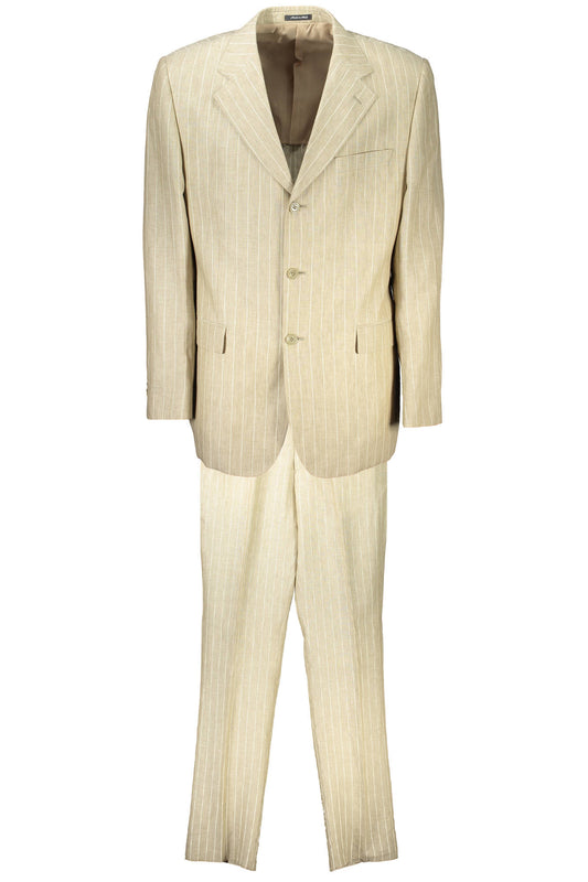 VERRI MILANO CLASSIC SUIT FOR MEN BEIGE-0